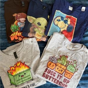 Women’s Graphic T-Shirts, assorted prints.